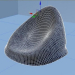 3D modeli Koltuk-çanta, osmanlı - önizleme