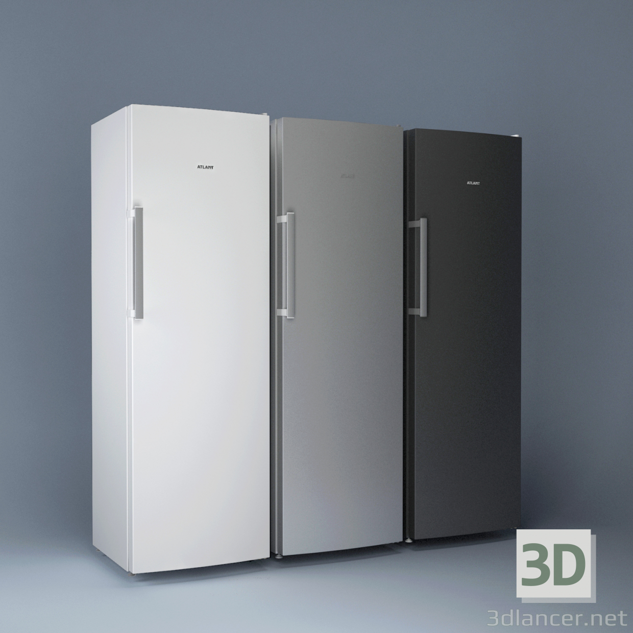 modello 3D Congelatore serie ATLANT ADVANCE - anteprima