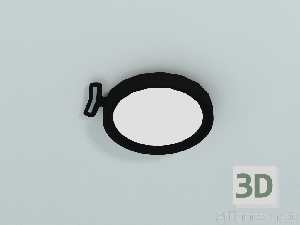 3D Modell LED-Lampe ø160 mm (AC023 A) - Vorschau