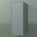 3d model Wall cabinet with 1 door (8BUBСDD01, 8BUBСDS01, Silver Gray C35, L 36, P 36, H 96 cm) - preview