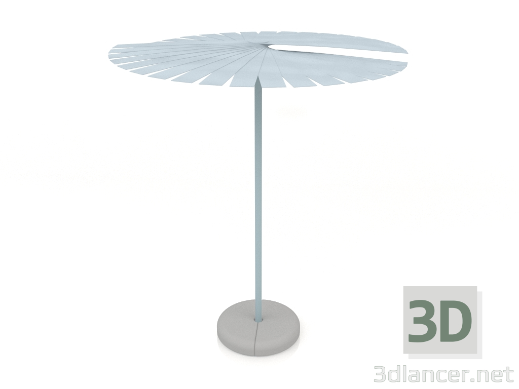 3D modeli Katlanır şemsiye (Mavi gri) - önizleme