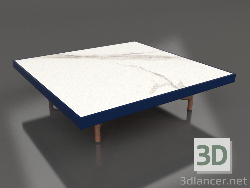 3d модель Квадратний журнальний столик (Night blue, DEKTON Aura) – превью