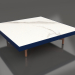 3d модель Квадратний журнальний столик (Night blue, DEKTON Aura) – превью
