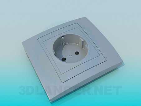 3d model Electric socket - preview