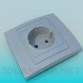 3d model Electric socket - preview