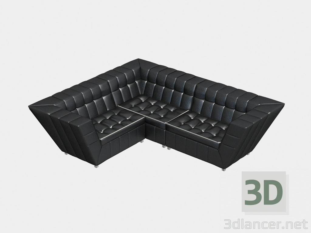 3d model sofá de la esquina Tiziana Uli G138 - vista previa