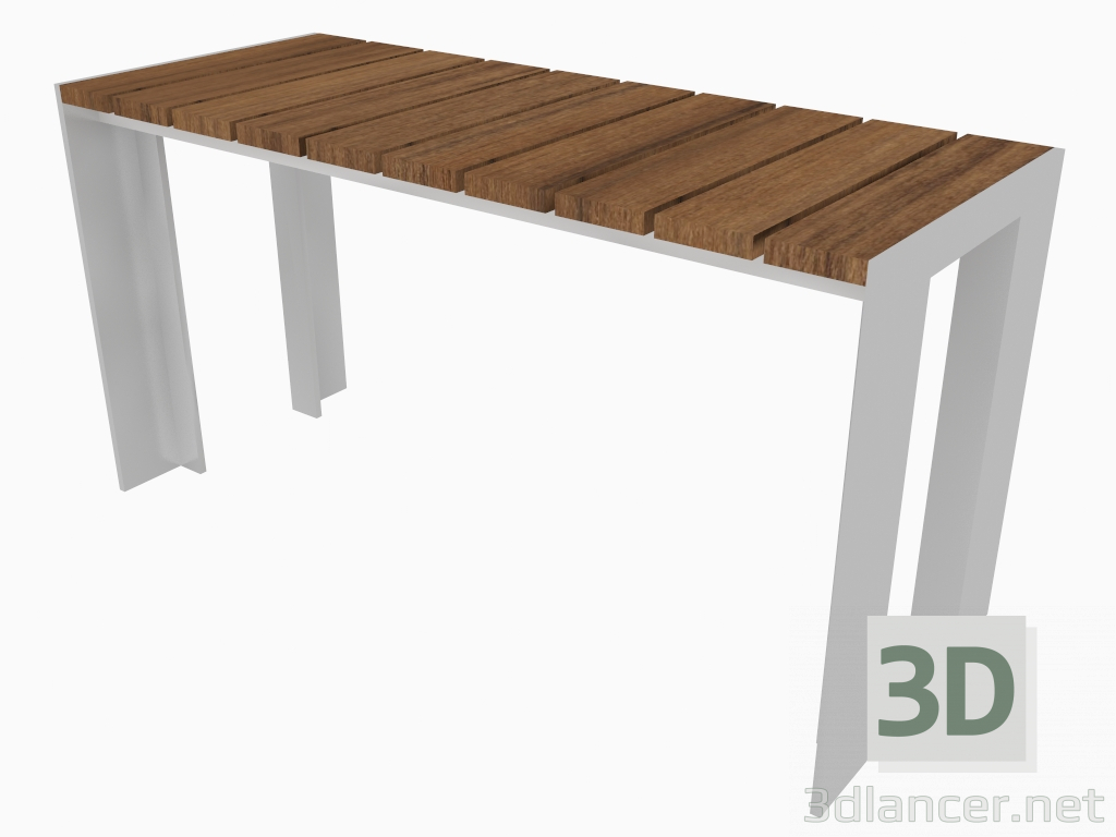 3d model Street bench (40x100x44) - preview