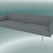 3d model Contorno del sofá triple (Vancouver 14, aluminio pulido) - vista previa