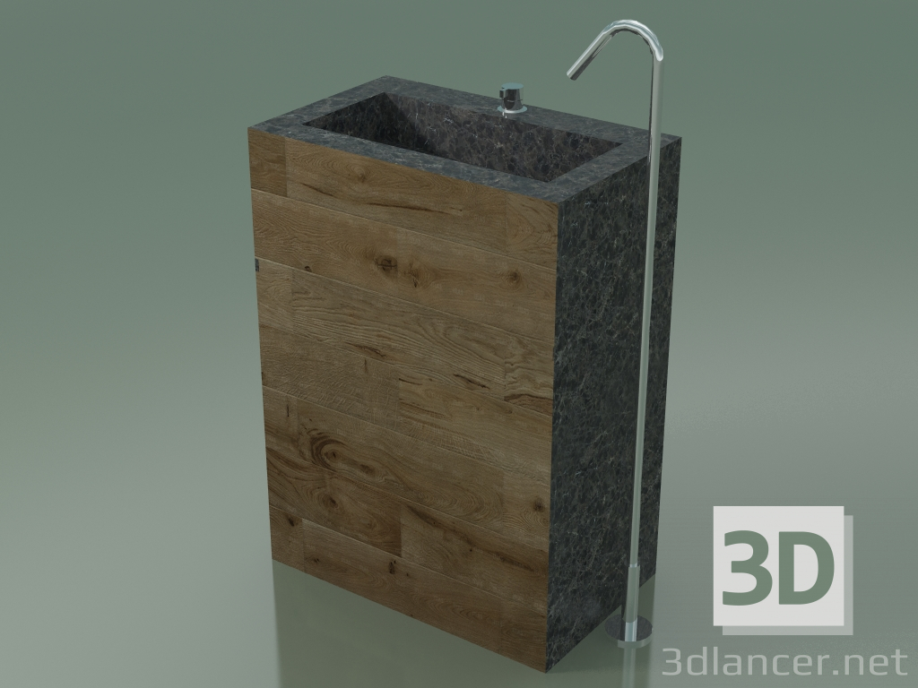 3D Modell Waschbecken (D04) - Vorschau