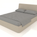 3d модель Ліжко двоспальне Picea 1600 (бежевий) – превью