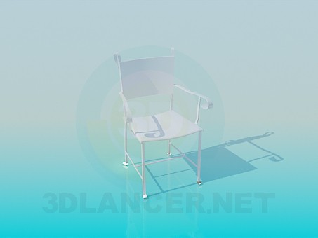 modello 3D sedia forgiato - anteprima
