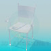 modèle 3D chaise forgé - preview