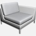 Modelo 3d Módulo de canto do sofá (componente) 76260 76210 - preview