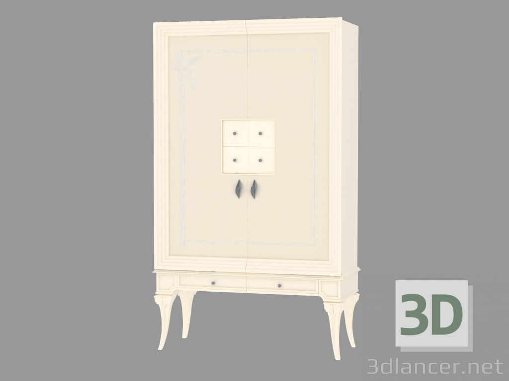 3d model MOBTOD2LF cabinet - preview