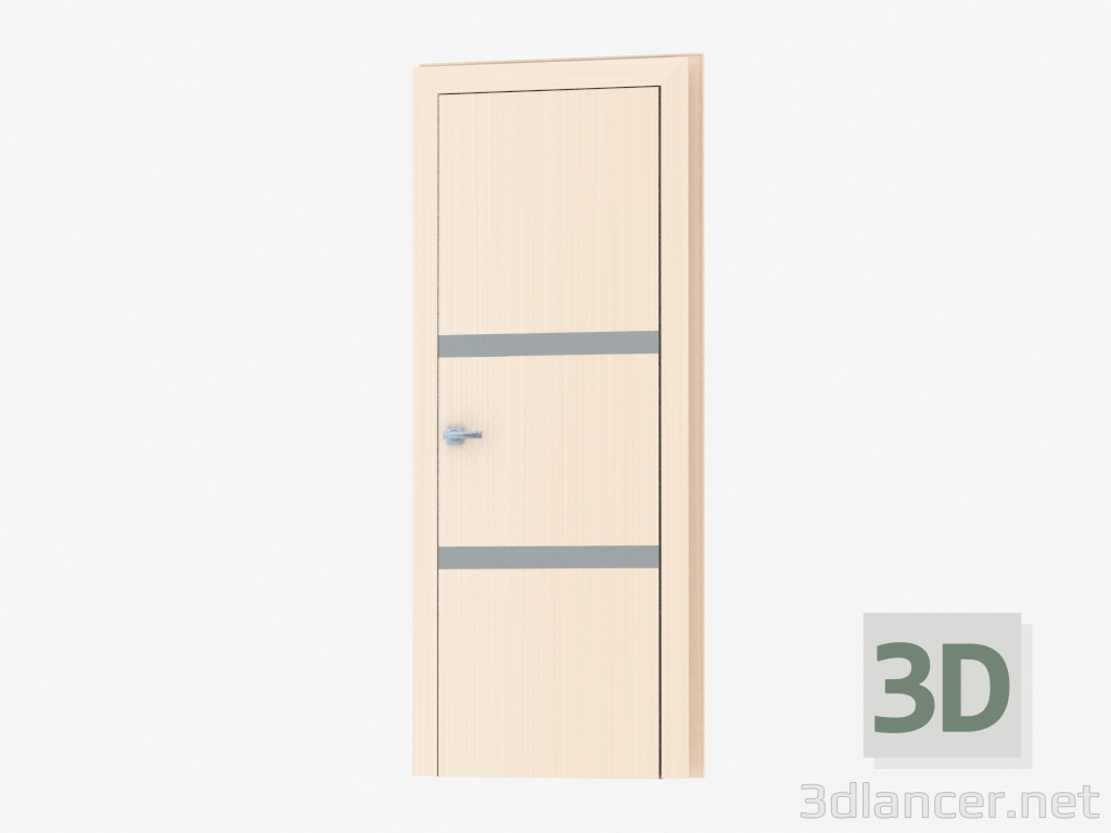 3 डी मॉडल इंटररूम दरवाजा (17.30 सिल्वर मैट) - पूर्वावलोकन