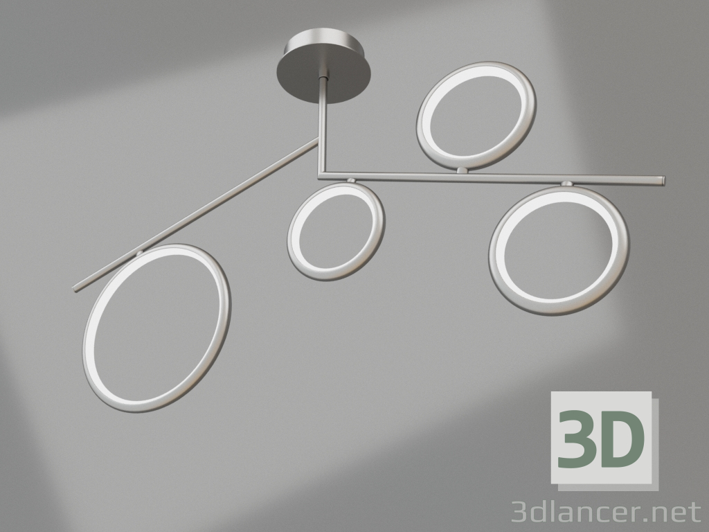 modello 3D Lampadario da soffitto (6590) - anteprima