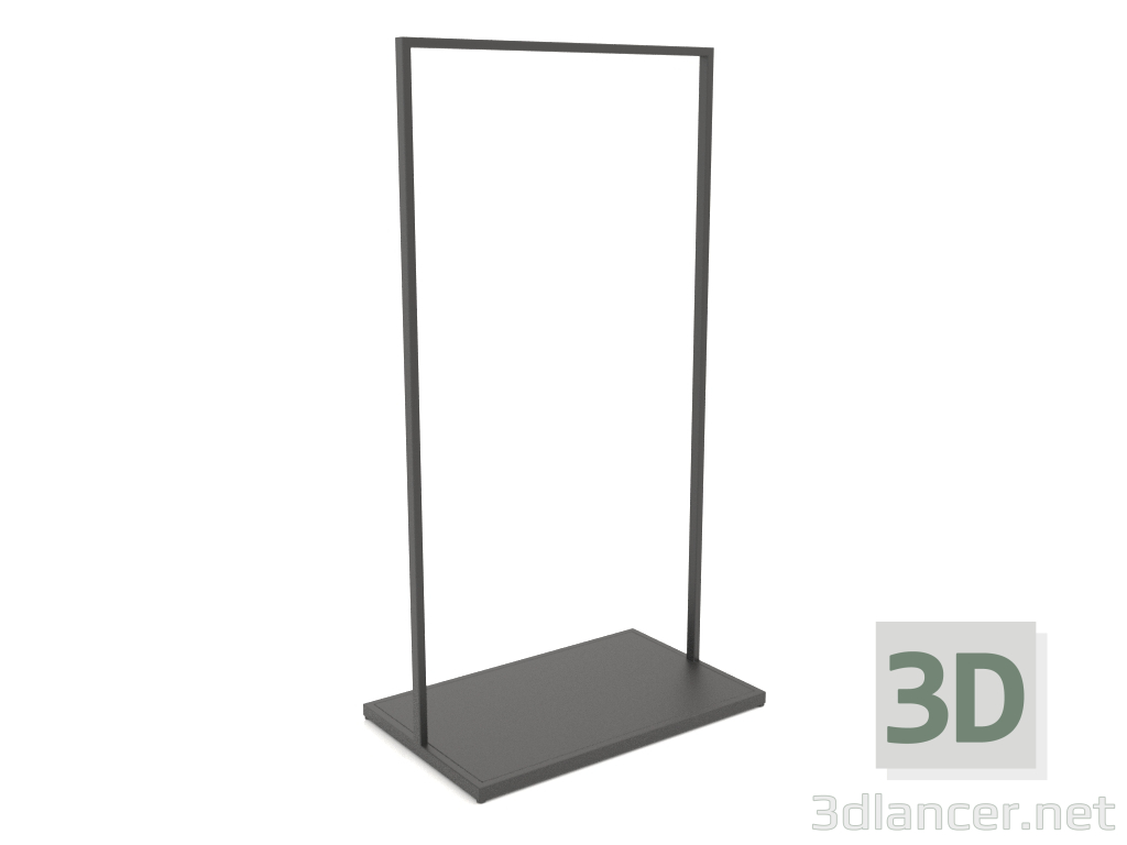 3D Modell Rechteckschiene (METALL, 100x50x150) - Vorschau