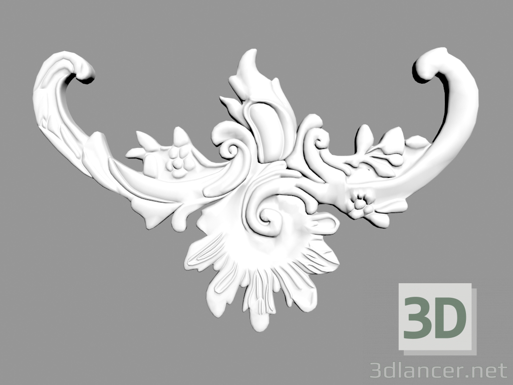modèle 3D Panneau décoratif W706 - preview