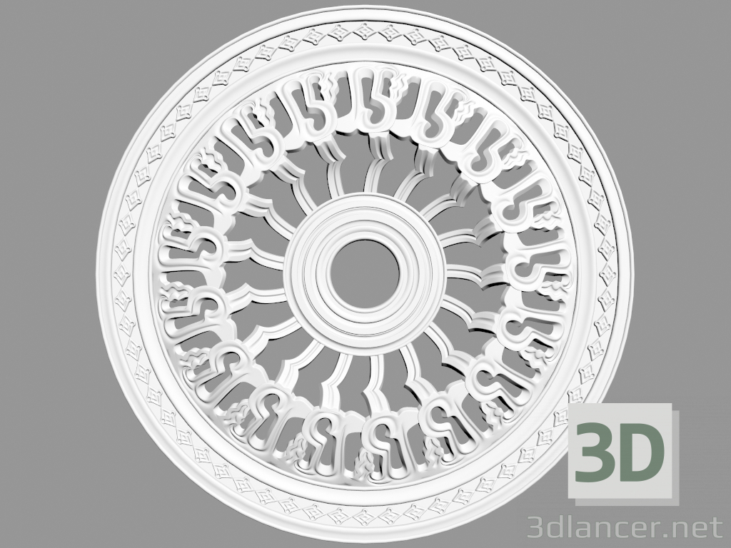 3d model Ceiling outlet (P53) - preview