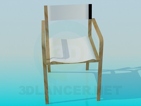 3D modeli Plaj sandalyesi - önizleme