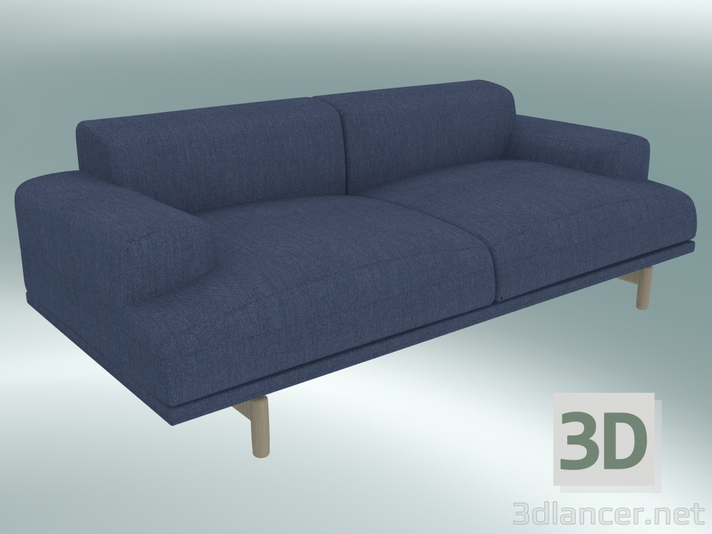modèle 3D Canapé double Compose (Fiord 771) - preview