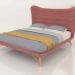 3d model Bed Venezia 180х200 (coral) - preview