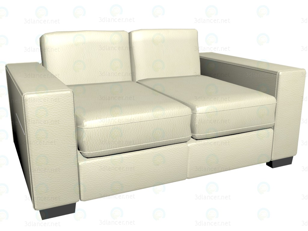 3d model Sofa double bed James - preview
