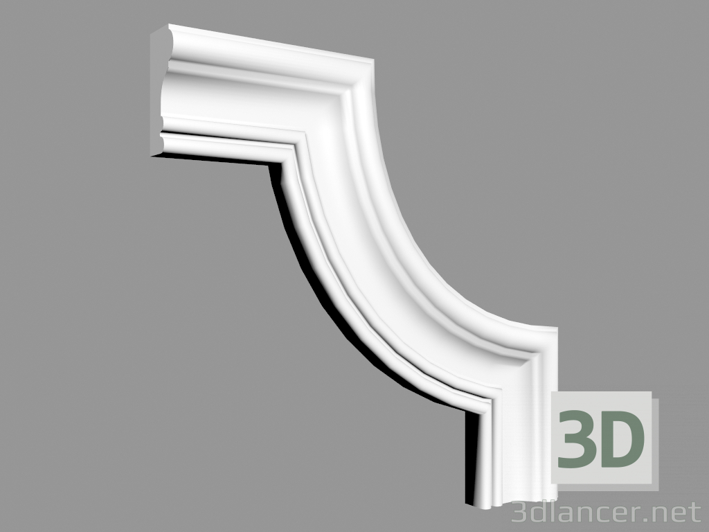 3D Modell Eckelement CF518-A - Vorschau