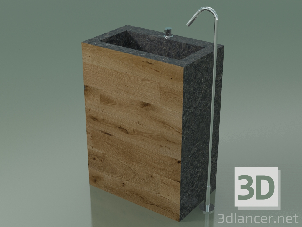3D Modell Waschbecken (D05) - Vorschau