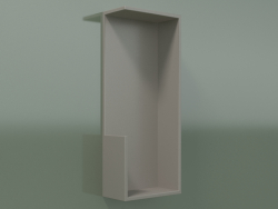 Mensola verticale (90U19002, Clay C37, L 24, P 12, H 60 cm)