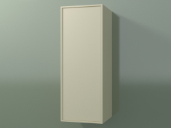 Wall cabinet with 1 door (8BUBСDD01, 8BUBСDS01, Bone C39, L 36, P 36, H 96 cm)