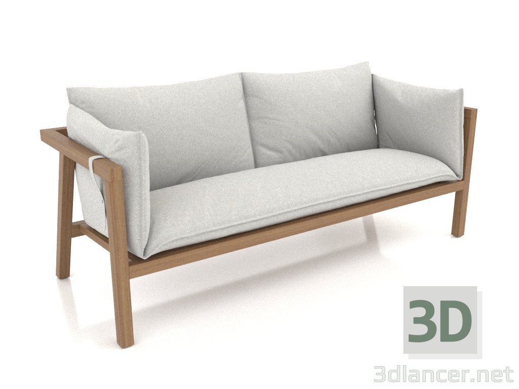 modèle 3D Canapé pour 2 personnes - preview