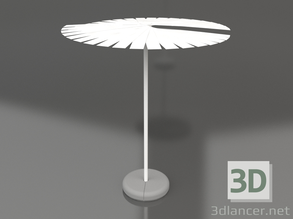 3d model Paraguas plegable (Blanco) - vista previa