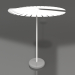 modello 3D Ombrello pieghevole (Bianco) - anteprima