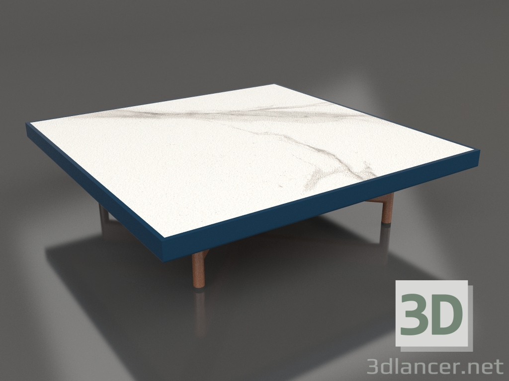 Modelo 3d Mesa de centro quadrada (azul cinza, DEKTON Aura) - preview