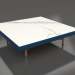 3d модель Квадратний журнальний столик (Grey blue, DEKTON Aura) – превью