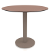 modèle 3D Table à manger sur pied colonne Ø80 (Bronze) - preview
