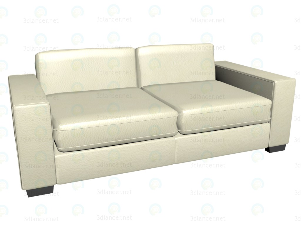 modello 3D Letto divano triplicare james - anteprima