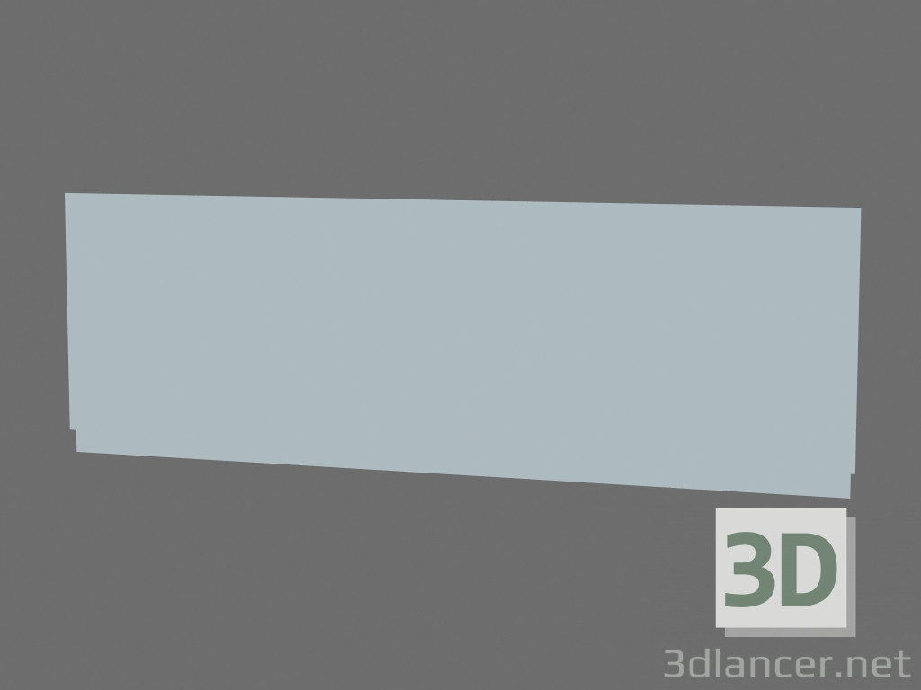 modello 3D Campanula di pannello vasca 170 - anteprima