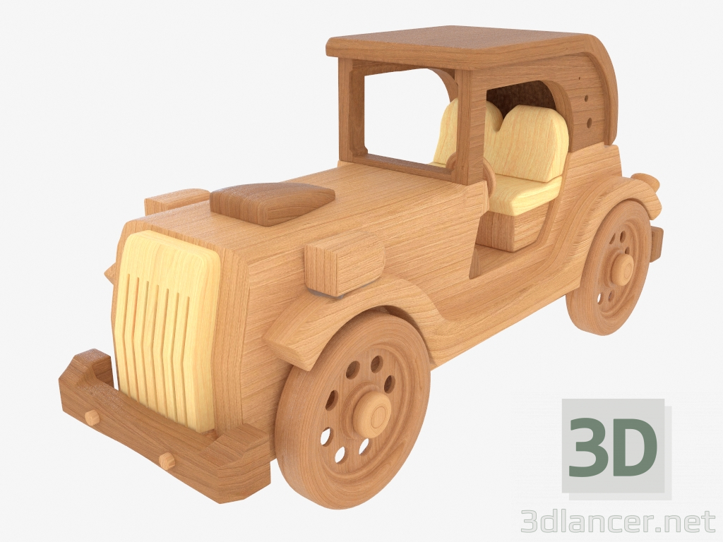 3d модель Игрушка автомобиль 3 – превью