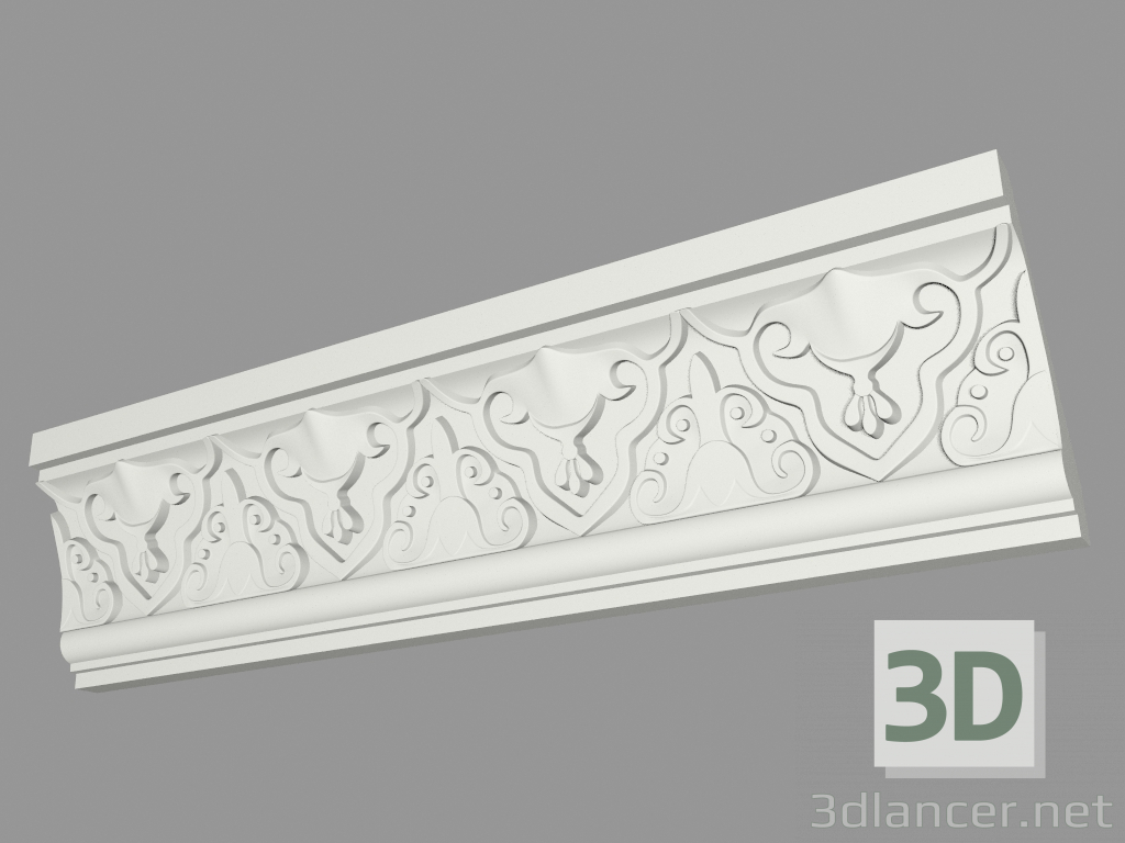 3D modeli Kalıplı saçak (КФ47) - önizleme