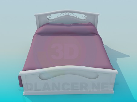 3D modeli Yatak - önizleme