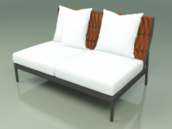Módulo de sofá central 106 (cinto laranja)