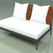 modello 3D Modulo divano centrale 106 (cintura arancione) - anteprima