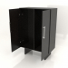 3d модель Шкаф W 02 (800x400x1200 open, wood black) – превью