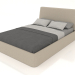 3D modeli Çift kişilik yatak Picea 1400 (bej) - önizleme