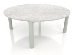 Mesa de centro D 90 (Gris cemento, DEKTON Kreta)