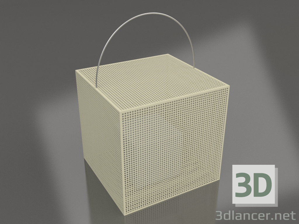 modello 3D Scatola portacandele 2 (Oro) - anteprima