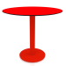 3D Modell Esstisch auf Säulenbein Ø80 (Rot) - Vorschau