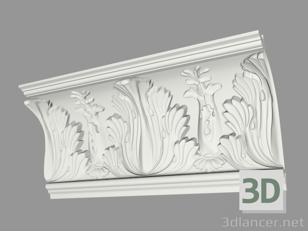 3d model Molded eaves (КФ48) - preview